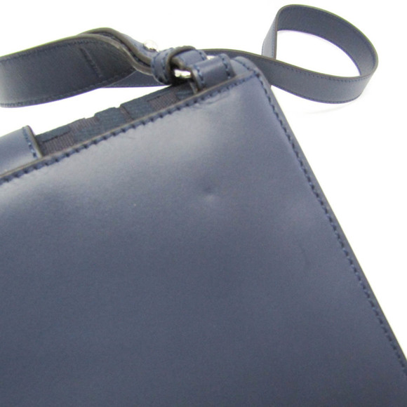 FENDI Blue Leather Shoulder Bag - Picture 7 of 16